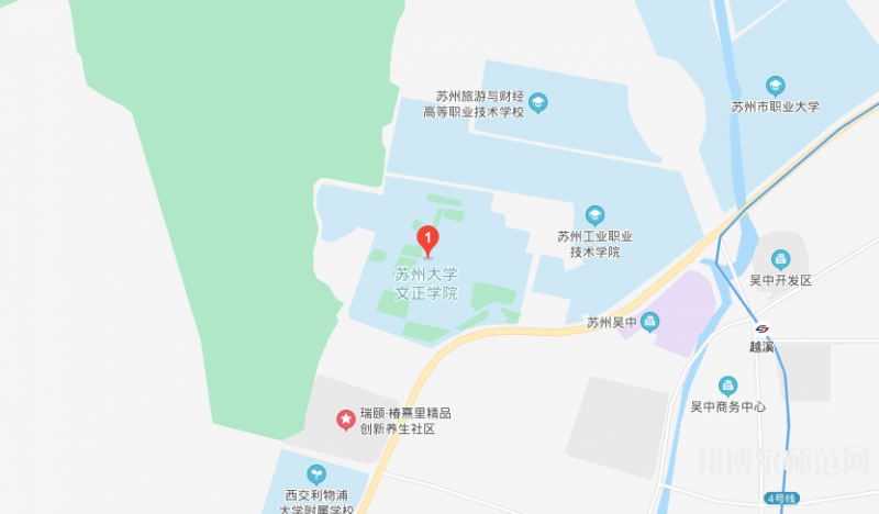 蘇州師范大學文正學院地址在哪里